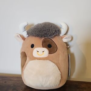 Shep Squishmallow Plush Bull